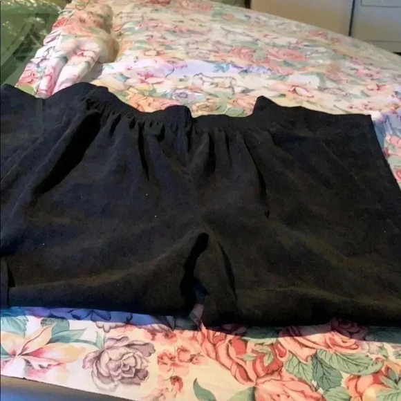 Briggs New York Womens Black Casual Pants Size Medium With Elastic Waist - Picture 4 of 8